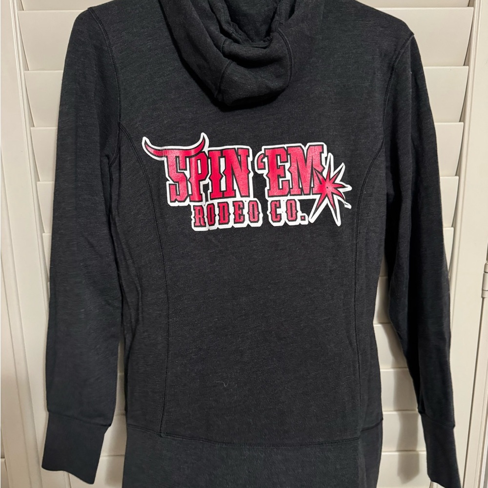 Spin Em Rodeo Co. Black Hoodie